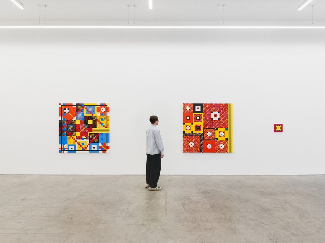 Installation view of Gloria Klein: Crisis Management at Anat Ebgi, New York
